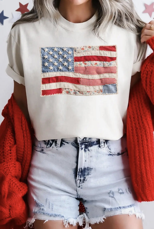 4th of July Flag Tee