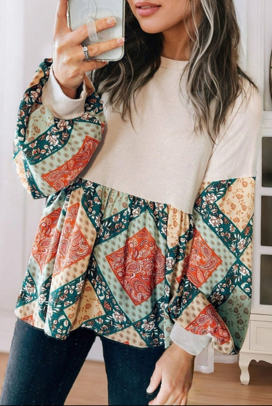 Jet Stream Paisley Patchwork
